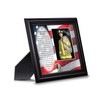 Crossroads Home Décor Fireman’s Prayer Picture Frame, Firefighter Graduation Present,