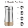 KUKUJIWA Salt and Pepper Shakers Set,Salt and Pepper Pots with
