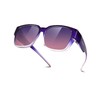Meeloog Polarized Fit Over Glasses Sunglasses for Women, Square Wrap