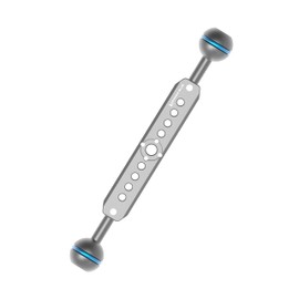 KONDOR BLUE | Cine Magic Arm 8” Extension Bar (Double Ball Head) | Modular Arm Ecosystem, 3/8" & 1/4"-20 Mounting, Pro Mounting Solution | Space Gray