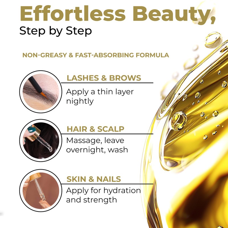 Prolixir PROLIXIR Organic Castor Oil with Biotin & Vitamin E,