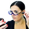 Make-Up Glasses with Flip-Up Lens, Fashionable Make-Up Aid with Glasses