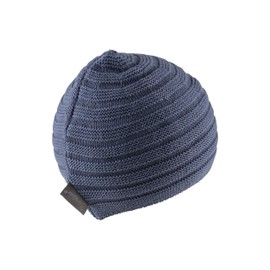 Sterntaler OCS Knitted Hat Structure - Classic Baby and Children's Hat Made of Cotton Yarn (Organic) - Unisex Transition Hat from Birth - Basic Headgear - Beanie Hat Plain, mid-blue, 51