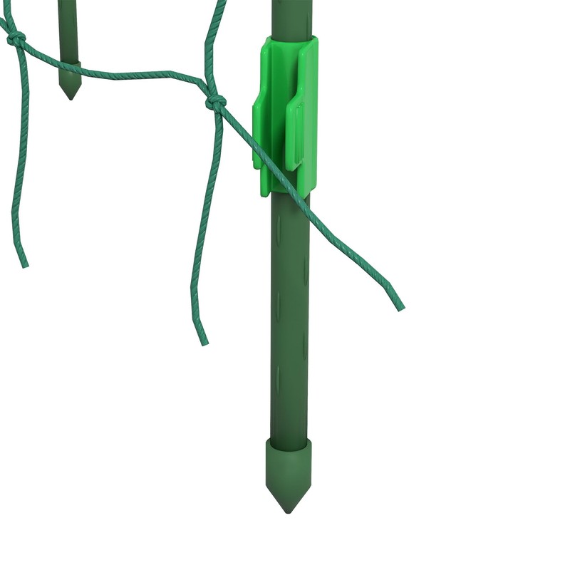 Outsunny Cucumber Trellis, 6' Tall Arch Trellis for Climbing Plants
