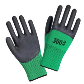 [TTETNLY] Latex Gloves, Labor Protection Foam Gloves, Breathable and Comfortable Anti-Slip Abrasion Resistant Protective Rubber Gloves Suitable for Construction Sites, Machinery Maintenance, Fishing