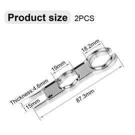 lcyen 2PCS MC4 Wrench Set – Solar Panel Disconnect Tool, MC4 Spanner for Cable System, Handy Wrench for Solar Connector, Wire Connector Tool(Silver)