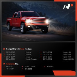 A-Premium Headlight Switch Instrument Panel Headlamp Dimmer Switch Compatible with Ford Escape 2013-2019, Focus 2012-2014, Transit Connect, Transit-150, Transit-250, Transit-350, Transit-350 HD