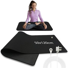Grounding Mat, Grounding Mat Earthing Uk, 50x120cm Earthing Sheets, Grounding Mat for Improving Sleep, Earthing Mat, Ground Universal Pad, Grounding Sheet for Feet, Yoga, Better Sleep