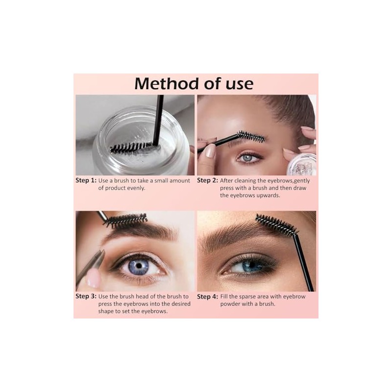 Gel Fijador De Cejas, Gel Para Peinar Las Cejas,Transparente Para