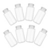 ABOOFAN 8Pcs Transparent Leakproof Plastic Reagent Bottles Caps for Lab