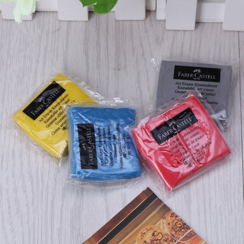 FATTERYU Kneaded Rubber Art Sketch Drawing Eraser Pencil Pastel Pencil