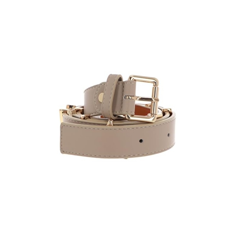 VALENTINO Emma Winter Belt W100 Beige / Oro - Can