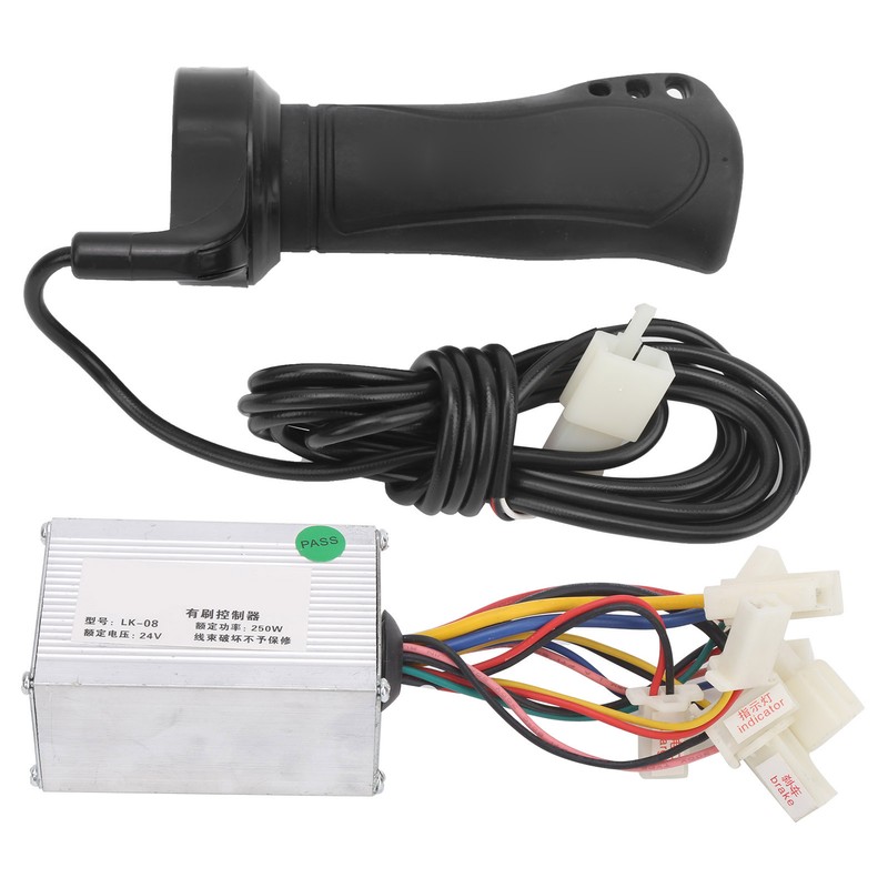 Electric Scooter Controller Set 24V 250W Brushed Controller and EBike
