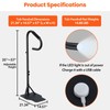GarveeLife Hot Tub Handrail with LED Light, 360° Rotatable Spa