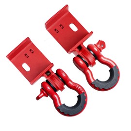 GSTP Front Demon Tow Hook Bracket with D Ring Shackle Compatible with Toyota Tacoma 2009-2023