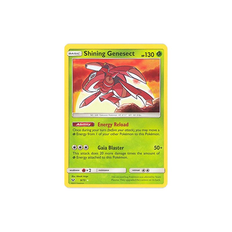 Shining Genesect - 9/73 - Holo Rare - Sun &