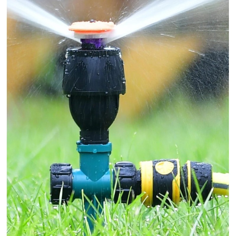 4 Pack Gear Drive Sprinkler for Yard Garden Lawn Above