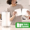 Brawny Tear-A-Square 3-Ply Paper Towels, 6 Double Rolls = 12