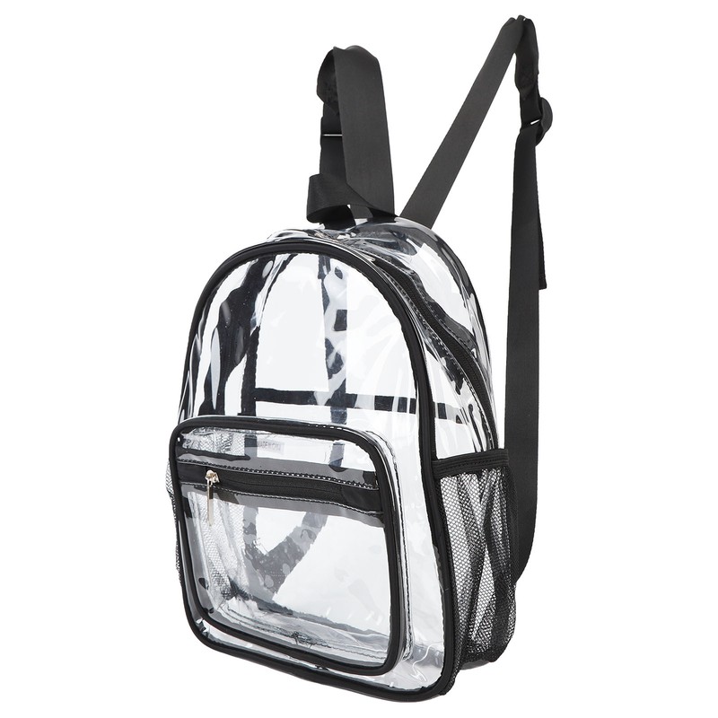 Clear Backpack Waterproof Heavy Duty Fashionable Eco Friendly PVC Transparent