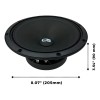 Medio Alto Carbón Audio Pro Ma17580pr 8 Pulgadas 175w Rms