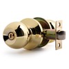 Zion Door Knob Indoor Bathroom Lock Keyless Door Lock Gold