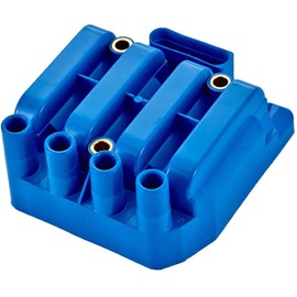 ENA Professional Ignition Coil Pack and 4 Wire Set Compatible with Volkswagen Jetta Golf City 2.0L L4 Replacement for 06A 905 097A 06A-905-097A UF484 C1393 5C1390