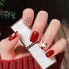XUZOO Christmas Nail Tips, Fashionable, Popular, Cute, Nail Tips, Christmas
