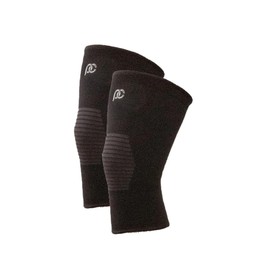 PRO Compression Knee Brace for Women & Men - Knee Sleeve for Athletes and Wellness-Seekers - Black (2-Packs, Large)