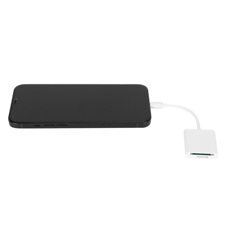 For IOS to Storage/Memory Card Reader 2 in 1 Dual