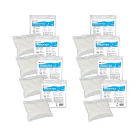 Invest 4 x Refill Bags for Dehumidifier, Granules 250 g Refill Pack in Fleece Bag, Room Dehumidifier for Kitchen, Bathroom, Camper, Moisture Absorber without Electricity, Protection Against Mould and