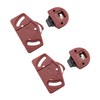 HJGarden 4 Pair Wardrobe Roller Sliding Door Gear Circuit Board