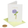 Papyrus Sympathy Card (Floral Vase)