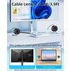 YANBORONSN MINI Computer Speaker for Desktop,6W 3.5MM Small PC Speaker,MINI