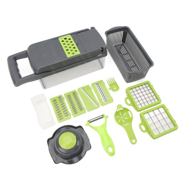 Kitchen Grater Set Stainless Steel Cutter Food Shredding Cutting Slicing