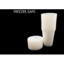 JCC 96 Deli Containers with Lids - 8oz, 12oz, 16oz, 32oz - Food Storage, Meal Prep