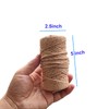 164 Feet Long Jute Twine String 1/8 in(3mm) Natural Brown