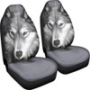 Pehede Car Seat Cover Grey Wolf Front for Cars, Easy