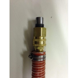 GenExhaust for Honda EU1000i Generator 1-1/2" Quick Disconnect Silicone Exhaust Extension 4 Foot Length