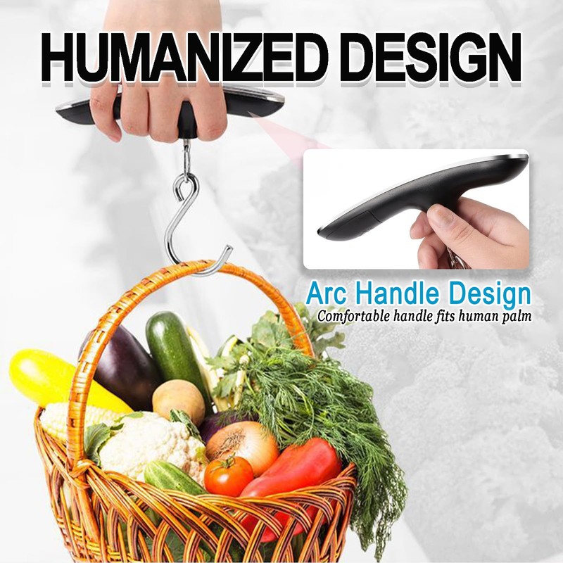 Luggage Scale, Portable Digital Weight Scale, Handheld Electronic Weighing Scale,
