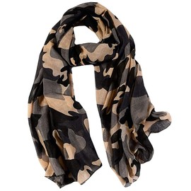 BUZZxSELECTION SK008 Women's Military Camouflage Large Scarf Stole Casual Design