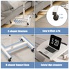 ILWorkTLs Angle & Height Adjustable Rolling Table Desk,Laptop Notebook Stand