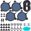 101 PCS 4 Inch Air Stone Disc Bubble Diffuser with