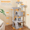 Made4Pets Cat Tree Tower 56in Cat Tower for Indoor Cats