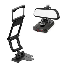 xsaaczm Rearview Mirror Radar Detector Mount,Aluminum Rearview Mirror Bracket,Radar Detector Rearview Mirror Stem Mount. (for Valentine One)