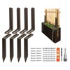 TRONZMAE Fence Post Repair Kit, Quick Fix for Leaning/Broken 4x4/6x6