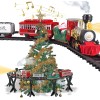 ifanface Christmas Tree Train Elevated, Floating Train Toy Steam Engine