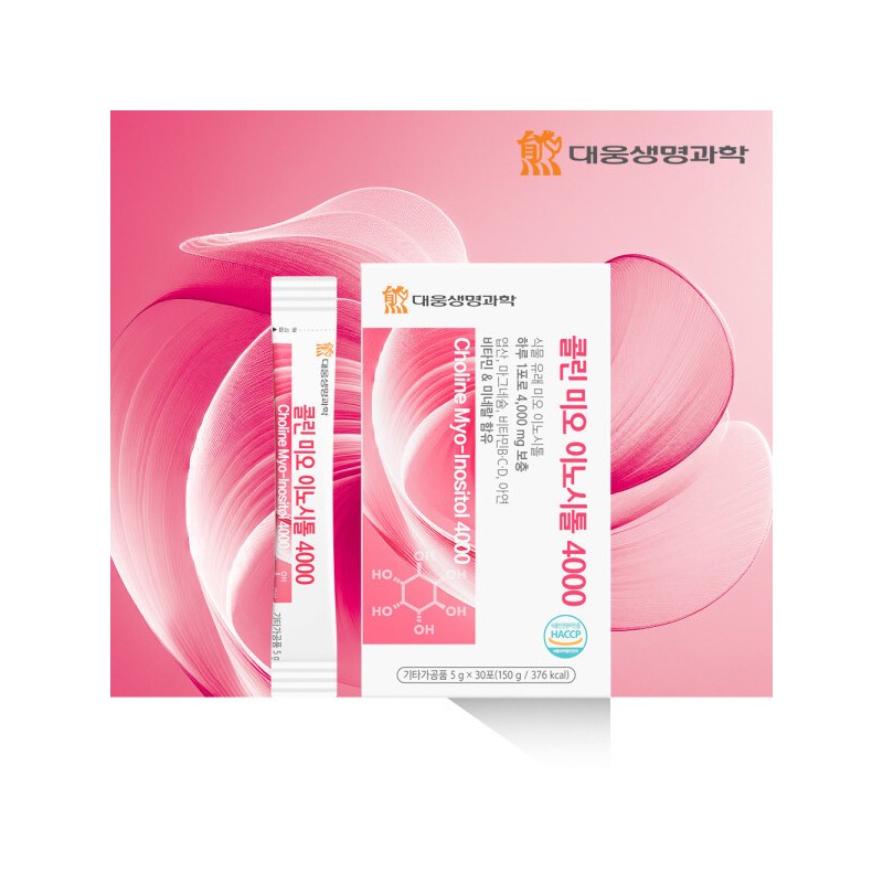 Daewoong Life Science Plant derived choline myo-inositol 400mg powder 30