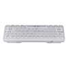 61 Keys Transparent Mechanical Keyboard Clear Keycap Wired Gaming Keyboard