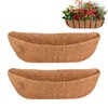Dovesail 2 Pack 36 inch Trough Coco Liner for Planters,