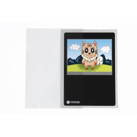 TOYGER Normal Inner [Inner Sleeves for Protecting Cards with Ultra Snug Fit] 100 Sheets (Hard Type, Side Insert)